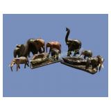 Carved Wooden Elephants