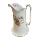 Porcelain Pitcher with Floral Motif