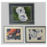 3 Floral Artworks