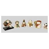 6 Japanese Gosho-Ningyo Dolls