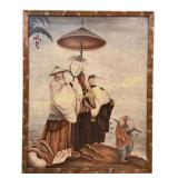 Decorative Chinoiserie Wall Panel