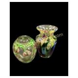 Two Art Glass Vases