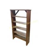 Wooden Five-Shelf Open Bookcase
