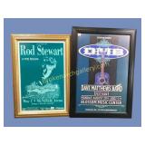 Two Framed Concert Posters