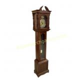 Wooden Grandfather Clock with Pendulum