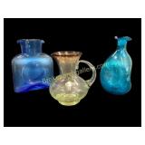 Three Pieces of Blenko Glass