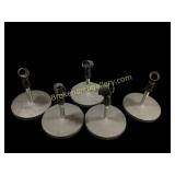 Five Microphone Stands