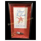 Framed Shadow Box Display, Autographed Items