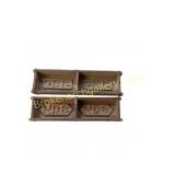 Wooden Brick Molds with Lettering