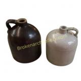 Two Ceramic Whiskey Jugs