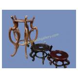 Thee Asian Style Jardinere Stands