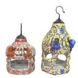 Ceramic Birdcage-Style Lanterns
