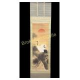 Japanese Hand Painted Hanging Scroll