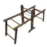 Wooden Folding laundry bench