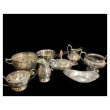 Group Silver Plate Table Articles