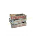 Vintage Pepsi Wooden Crates, Set of 3