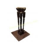Wooden Stand with Turned Legs