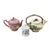 Three Decorative Teapots
