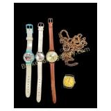 Small Group Vintage Watches, Watch Chains