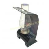 Metal Oil Lamp With Glass Chimney