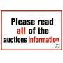 August  16th Timed Online Auction