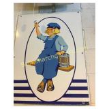 Dutch Boy Paints Porcelain Sign
