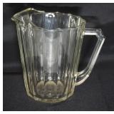 Jeanette Panel Pressed Glass Pitcher