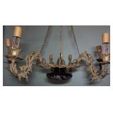 Antique French Rococo Revival Chandelier RARE