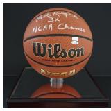 Bob Knight 3x NCAA Champs Autographed Basketball