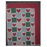 Hearts Panel Quilt