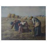 "The Gleaners" Hen Lith Co. Print 1880-1925
