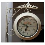 Double Sided Wall Clock