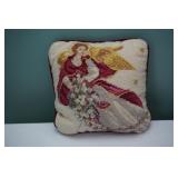 Angel Needlepoint Tapestry Pillow