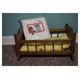 Antique Doll Bed & Accessories