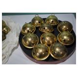Brass Jingle Bell Ornaments Large (10)