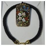 Les Bernard Cloisonnï¿½ Choker Necklace