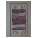 Rita Kent Fiber Art Signed