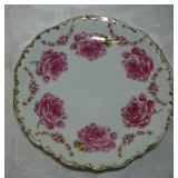 German Porcelain Bridal Rose Plate