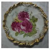 German Porcelain Floral Serving Bowl