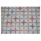 Vintage Nine Patch Quilt Top