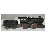 Ives Cast Iron Windup Train 1118 & Tender 11