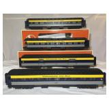 Lionel O Gauge C&O Heavyweight Passenger 4 Car Set
