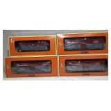 Lionel O Pacemaker Boxcars & Caboose Set of 4