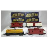 American Flyer O Train Cars w/Boxes