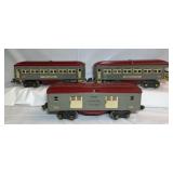 Lionel Passenger Cars 600-602 O Gauge