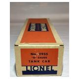 Lionel #2955 Tank Car BOX ONLY