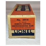 Lionel #3814 Remote Merchandise Car BOX ONLY