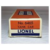 Lionel No.6465 Tank Car BOX ONLY