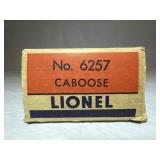 Lionel No.6257 Caboose BOX ONLY
