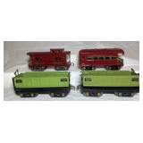 American Flyer Tinplate Train Cars